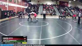 160 lbs Cons. Round 3 - Marcus Marmolejo, Canyon Springs vs Cooper Hatch, Arbor View