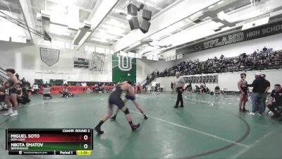 165 lbs Champ. Round 2 - Miguel Soto, Don Lugo vs Nikita Smatov, Birmingham