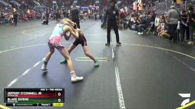 78 lbs 1st Place Match - Blake Givens, Romeo WC vs Jeffery O`Connell Jr, Attack WC