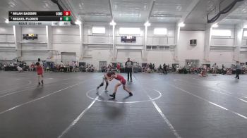 64 lbs Semifinal - Miguel Flores, Eastwood Eagles vs Milan Bassiri, Capital City Wrestling Club