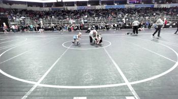 40 lbs Quarterfinal - Wesley Proctor, Hawkins House vs Wenston Quillin, Chickasha