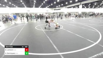 95 lbs Semifinal - Bentley Lenhard, Shootbox WC vs Aceyn Dominguez, Desert Dogs WC