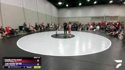 136 lbs Round 5 (6 Team) - Charlotte Hunt, Pennsylvania vs Cheyanne Geyer, North Carolina