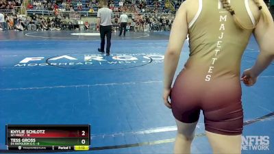 118 lbs Quarterfinal - Kylee Yetter, W1-Minot vs Felicia Haas, E4-Napoleon G-S