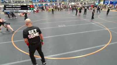 150 lbs Cons. Semi - Brooklyn Pickett, Unattached vs Jeffrey Huyvaert, Unattached