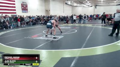 160 lbs Cons. Round 2 - Michael Hamak, Sartell-Saint Stephen vs Alex Block, Tri-City United