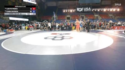 285 lbs Cons. Rd Of 32 - Lakyr Peska, IA vs Cash Patrick, OH