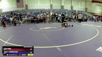 74 lbs Quarterfinal - Levi Pike, MI vs Troy Carrizales, OH