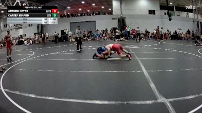 130 lbs Round 1 (4 Team) - Arturo Reyes, Mat Assassins Black vs Carter Kinard, CTWHALE