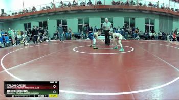 85 lbs Champ. Round 2 - Derek Rogers, Franklin Central Wrestling Club vs Talon Oakes, New Castle Youth Wrestling Club