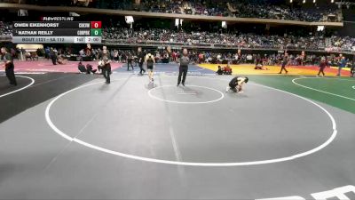 5A 113 lbs Quarterfinal - Nathan Reilly, Cedar Park vs Owen Eikenhorst, Carrollton Creekview