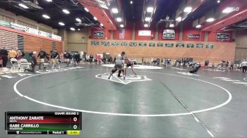 165 lbs Champ. Round 2 - Gabe Carrillo, Moorpark vs Anthony Zarate, Delta