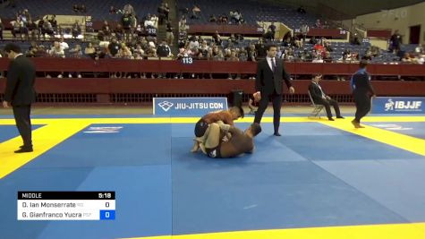 David Ian Monserrate vs Gennaro Gianfranco Yucra 2024 Pan IBJJF Jiu-Jitsu No-Gi Championship