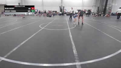 98 lbs Round 3 (6 Team) - Brody Fissel, Outlaws HS vs Elsa Scott, New England Gold