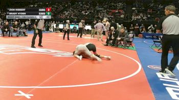 126 Class 2 lbs Cons. Semi - Zion Hibbert, Logan-Rogersville vs Brady Hyder, Richmond