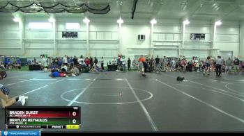 113 lbs Round 4 (8 Team) - Braden Durst, All American vs Braylon Reynolds, GTB Squad