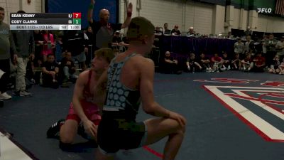 113 lbs Semifinal - Sean Kenny, NJ vs Cody Clarke, GA