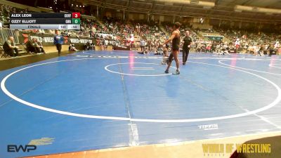 130 lbs Final - Alex Leon, Cory Clark Wrestling vs Ozzy Elliott, The Glasgow Wrestling Academy