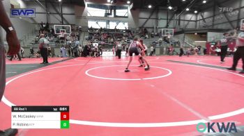 840-88 lbs Rr Rnd 1 - Waylon McCaskey, Warhorse Wrestling Club vs Payton Robins, Tulsa Blue T Panthers