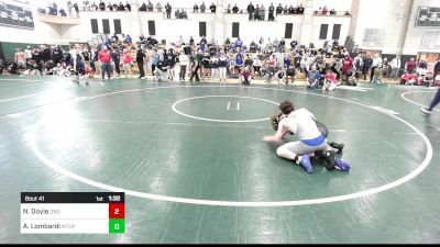 126 lbs Round Of 32 - Nathan Doyle, Quincy vs Anthony Lombardi, Mt. Hope