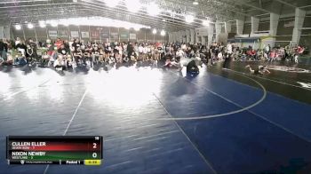 61 lbs Semis & 1st Wrestleback (8 Team) - Cullen Eller, Death Row vs Nixon Newby, Westlake