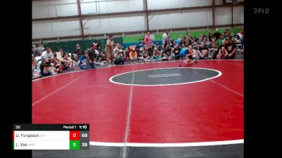 50 lbs Quarterfinals (8 Team) - Una Furgeson, Cleveland Wrestling vs Lacie Vee, Midwest Mat Catz