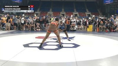 155 lbs Champ. Rd Of 64 - Webeline Naklen, North Dakota vs Zamariya Williams, Texas