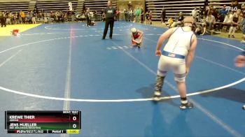 130 lbs Semifinal - Krewe Thier, Adrian vs Jens Mueller, BBE (Belgrade/Brooten)