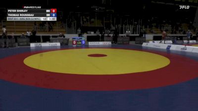 92kg (non-olympic) Champ. Round 1 - Peter Shirley, Hamilton Wrestling Club vs Thomas Rousseau, Edmonton Wrestling Club