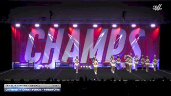 University Cheer Force - Firestorm [2025 L6 Limited - XSmall Day 1] 2025 CHAMPS Grand Nationals