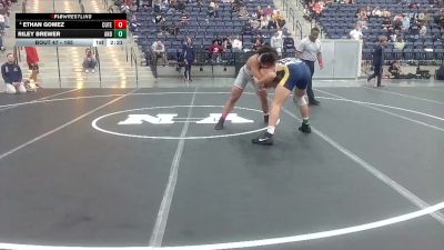 165 lbs Champ. Round 1 - Riley Brewer, Andrew College vs Ethan Gomez, Cumberland (Tenn.)