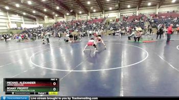 132 lbs Quarterfinal - Roany Proffit, Diamondville Wrestling Club vs Michael Alexander, Uintah Wrestling