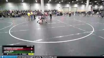170 lbs Champ. Round 2 - Cameron Cunningham, MWC Wrestling Academy vs Layne Hess, South Dakota