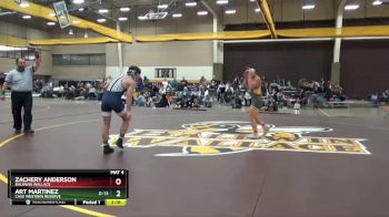 141 lbs Semifinal - Art Martinez, Case Western Reserve vs Zachery Anderson, Baldwin Wallace