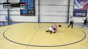 160 lbs Rr Rnd 2 - Aiden Holly, CentralMD Red vs Jaelen Culp, Team Shutt