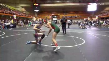 152 lbs Consolation - Riley Benson, Raider Wrestling vs Levi Deaguero, ACW