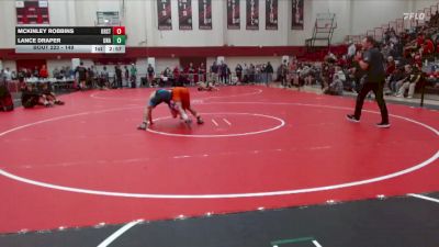 149 lbs Cons. Round 2 - Lance Draper, Unattached vs McKinley Robbins, Oregon State