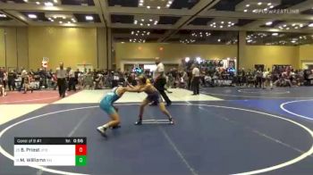 Match - Beau Priest, Jr Drillers vs Marcus Williams, Rio Rancho Rams