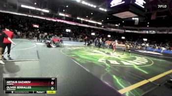 157 lbs Champ. Round 2 - Oliver Serralles, Ingraham vs Arthur Gazarov, Juanita
