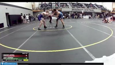 195 lbs Cons. Round 3 - Vincent Lepera, Garrett Wrestling Club vs Andy Warren, Perry Meridian Wrestling Club