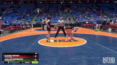 125 lbs Quarterfinal - Noelani Rodriguez, Waukegan (H.S.) vs Alaynia Bryant, Charleston