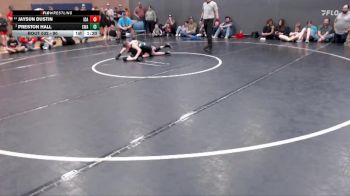 90 lbs Cons. Round 3 - Preston Hall, Sublime Wrestling Academy vs Jaysun Dustin, Idaho