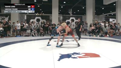 63 kg Champ. Rd Of 32 - Travis Long, Knights RTC vs Lincoln Young, Chadron State Wrestling