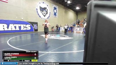 160 lbs Champ. Round 1 - Logan Duffy, Santa Ynez vs Alexis Iturbide, Santa Maria