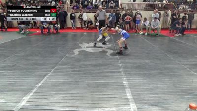 90_B lbs Round Of 16 - Fenton Fourspring, Corry vs Kamden Walker, Franklin Regional