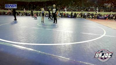 57 lbs Round Of 16 - Elizabeth Boyer, ReZults Wrestling vs Stella Villanueva, SEO Wrestling Club