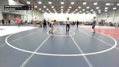 160 lbs Round Of 16 - David Butenewicz III, NJ vs Kam Dotson, GA
