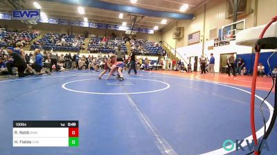 130 lbs Rr Rnd 3 - Riley Robb, IRONMEN Wrestling Club vs Harley Fields, Caney Valley Wrestling