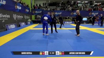 Antoine Jean Von Burg vs Davide Bertola 2025 European Jiu-Jitsu IBJJF Championship