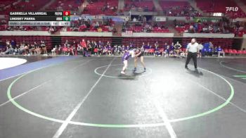 145 lbs Round 2 - Quarters & 1st Wb (16 Team) - Gabriella Villarreal, Comal Pieper vs Lindsey Parra, Anna